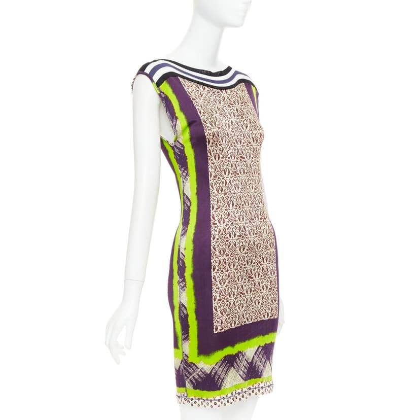 Jean Paul Gaultier Green Viscose Dress