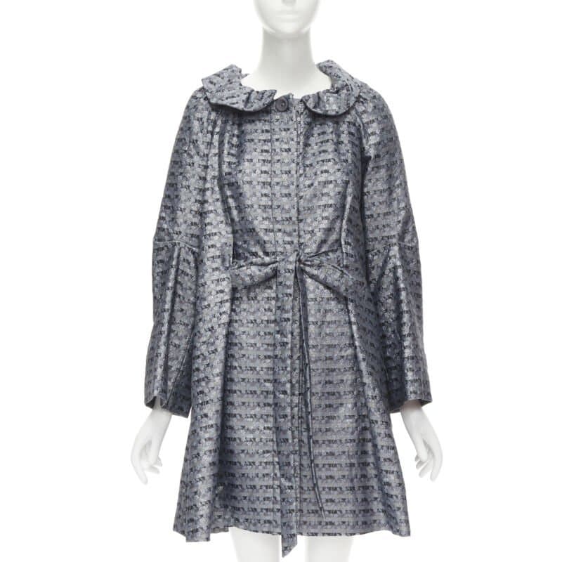 Marc Jacobs معطف أوبرا أزرق معدني