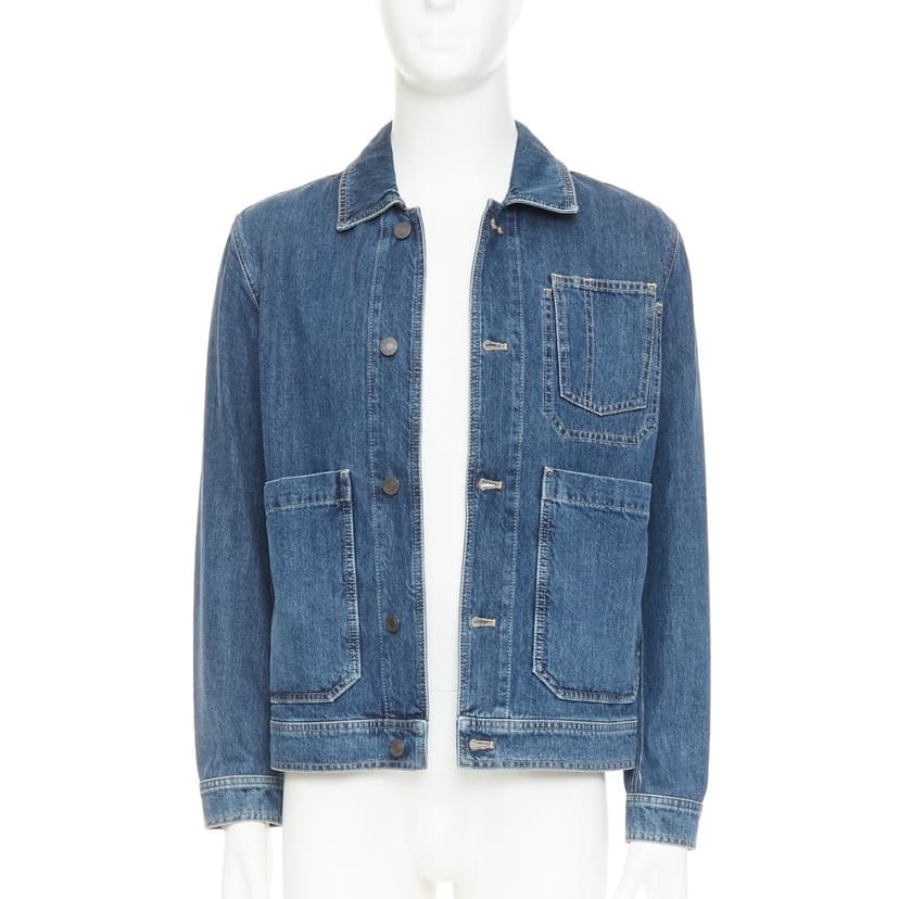 Bottega Veneta Blue Denim Coat