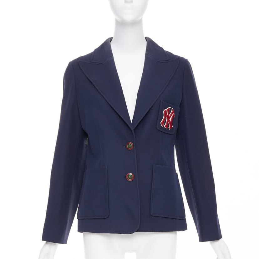 Gucci Navy Wool Jacket