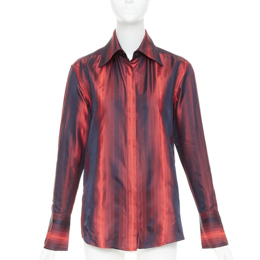 Gucci Orange Silk Top