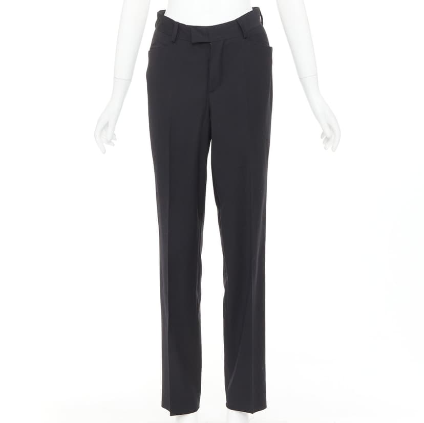 Gucci Black Wool Trouser