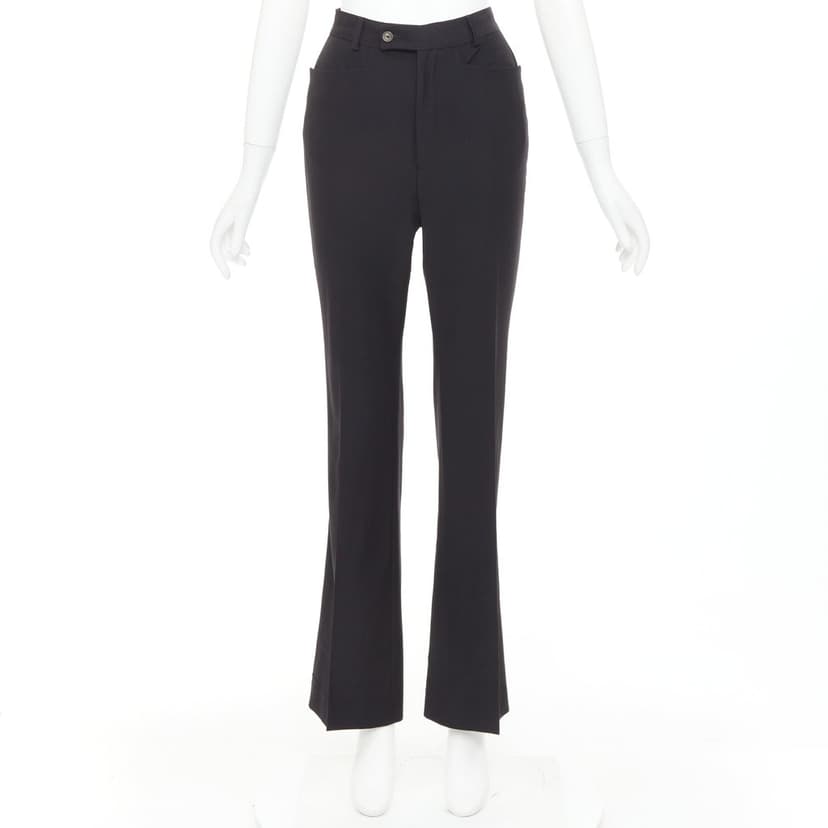 Gucci Black Wool Trouser