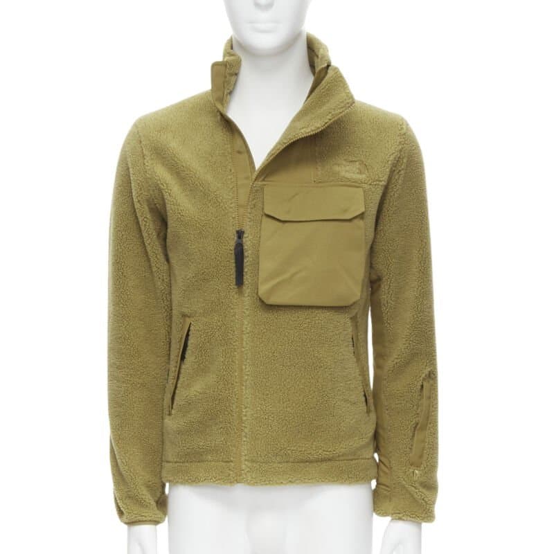 The North Face Tan Patch Zip Jacket