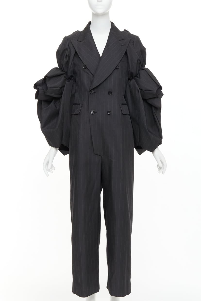 Comme Des Garcons Grey Polyester Jumpsuit