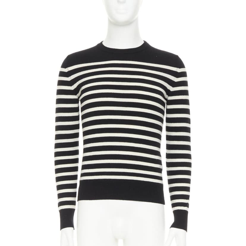 Saint Laurent Black Cashmere Knitwear