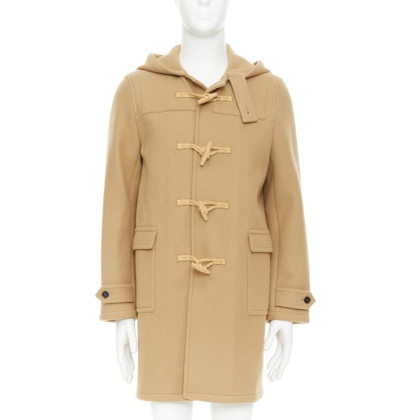 Saint Laurent Camel Wool Coat