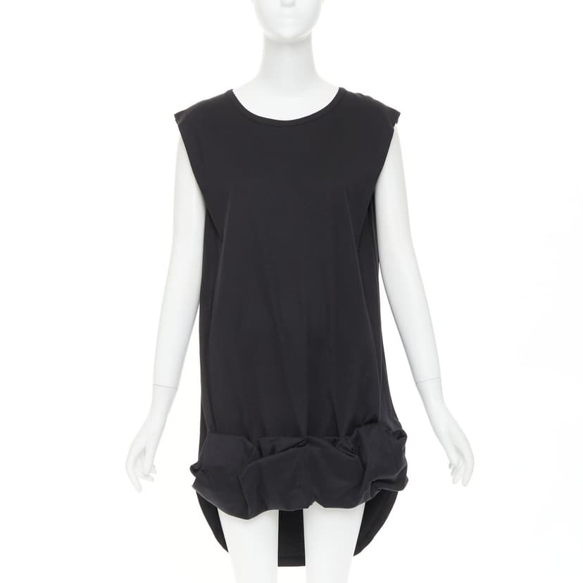 Maison Margiela Black Cotton Dress