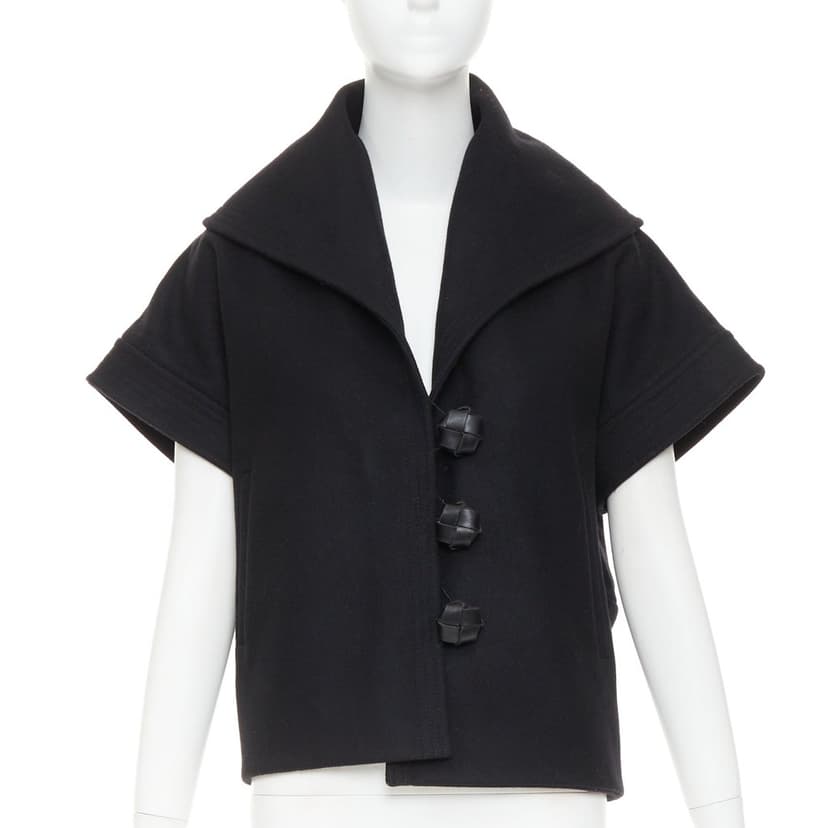 Stella McCartney Black Wool Coat
