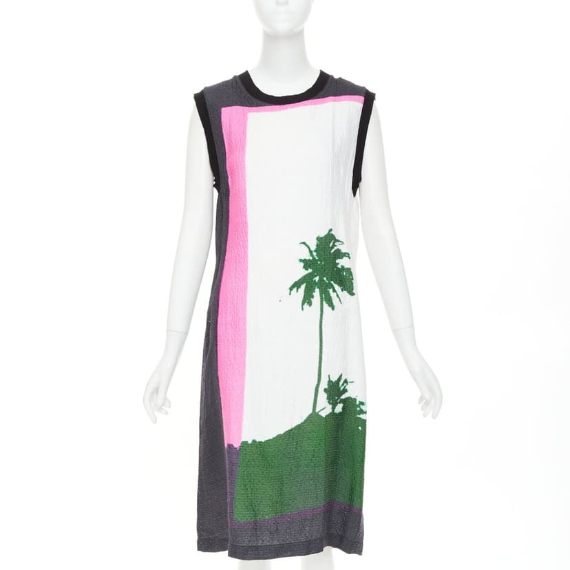 Dries Van Noten Pink Linen Dress
