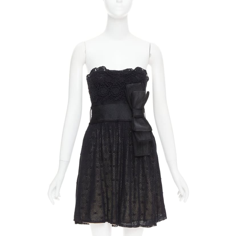 RED VALENTINO GARAVANI Bow Embellished Dress