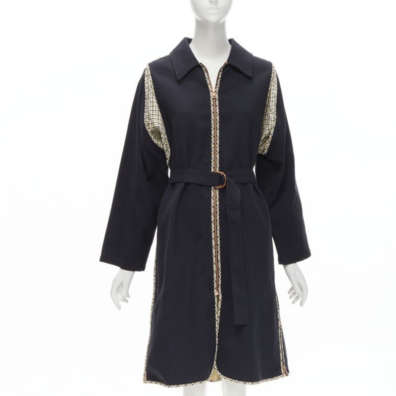 See by Chloé Black Zip Car Coat