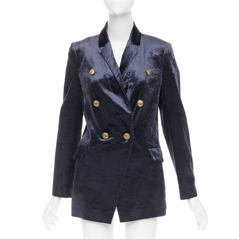 Brunello Cucinelli Navy Cotton Jacket