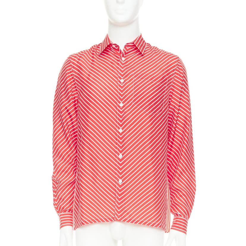Prada Red Silk Top
