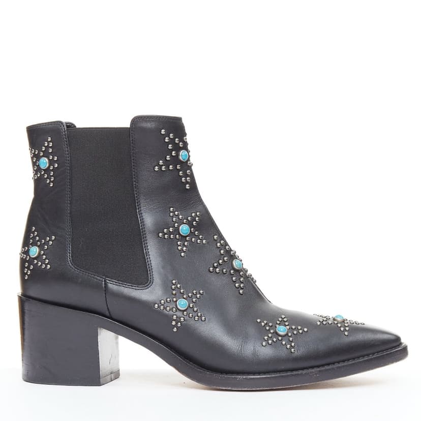 VALENTINO GARAVANI Black Leather Boots