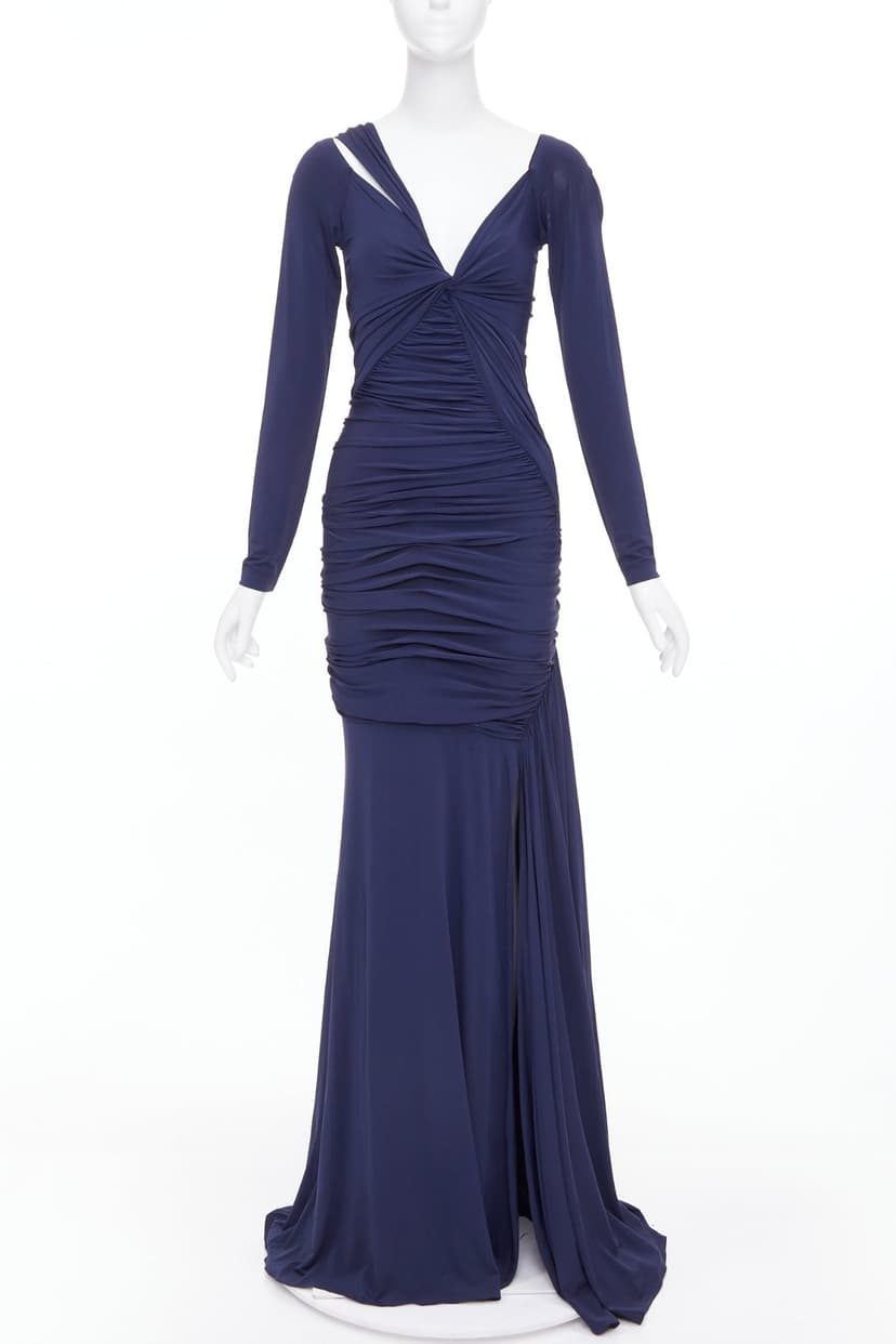 Donna Karan Navy Viscose Dress