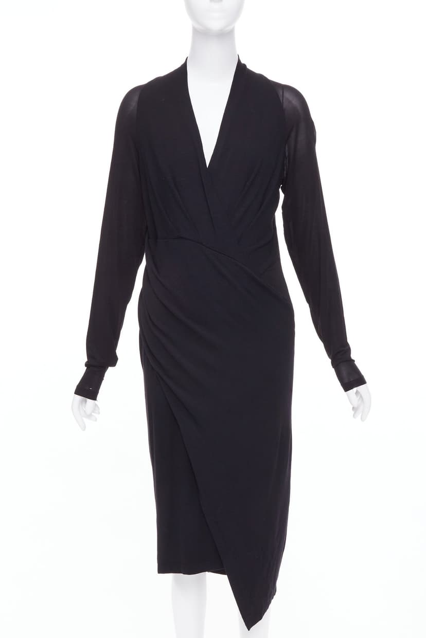 Donna Karan Black Viscose Dress