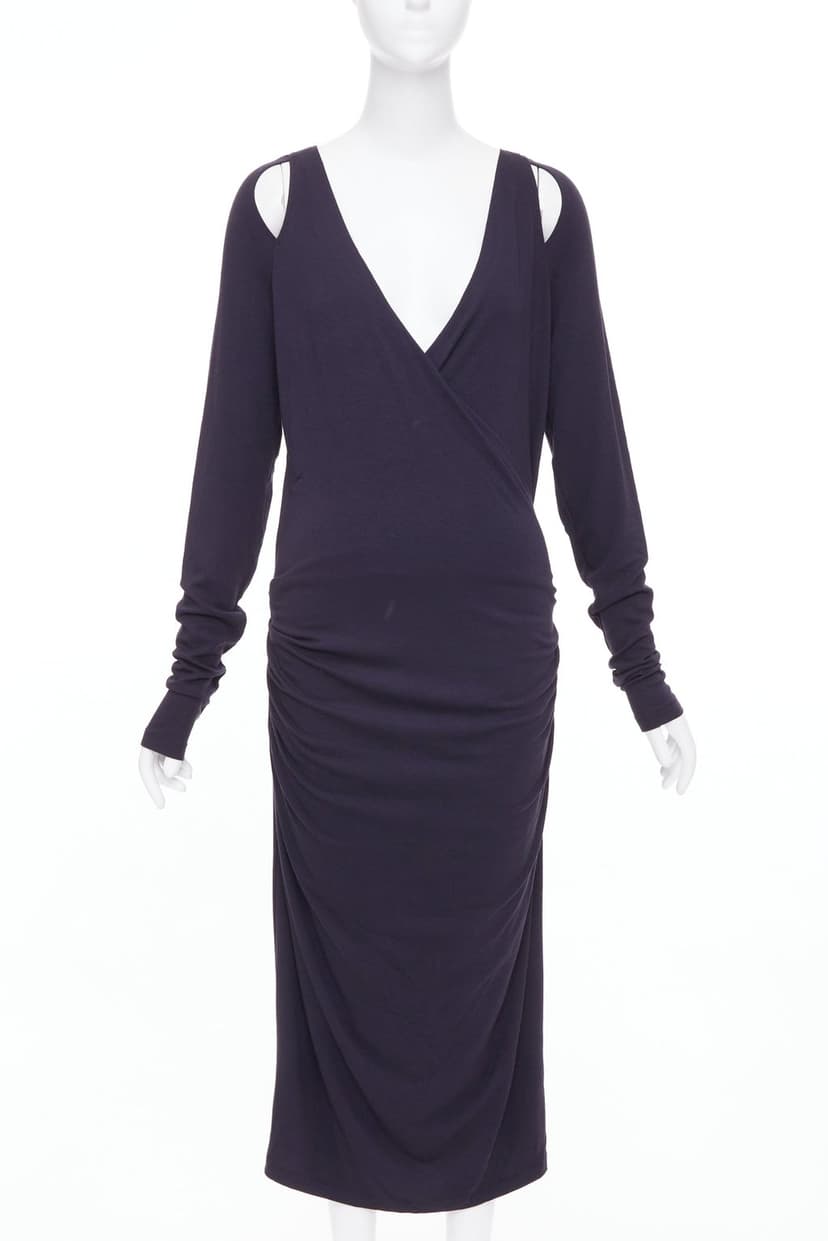 Donna Karan Grey Viscose Dress