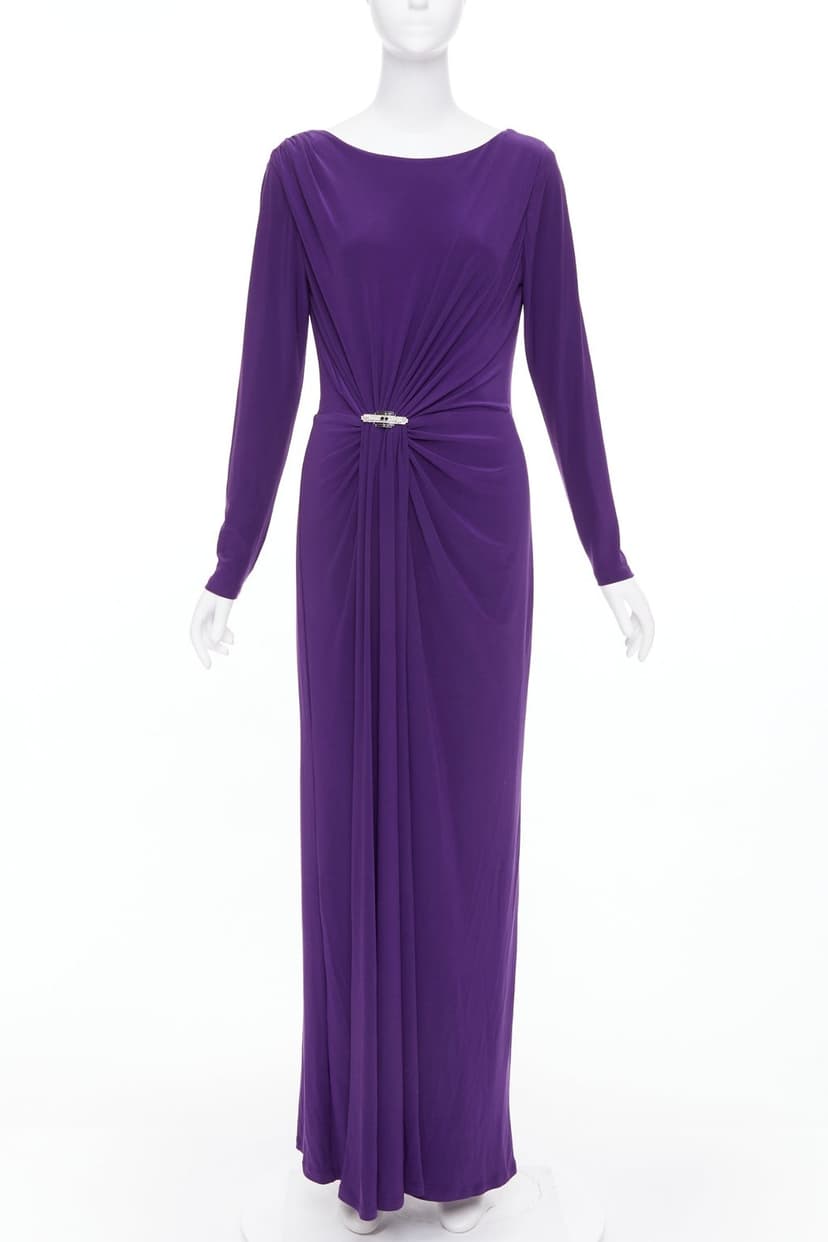 Ralph Lauren Purple Polyester Dress