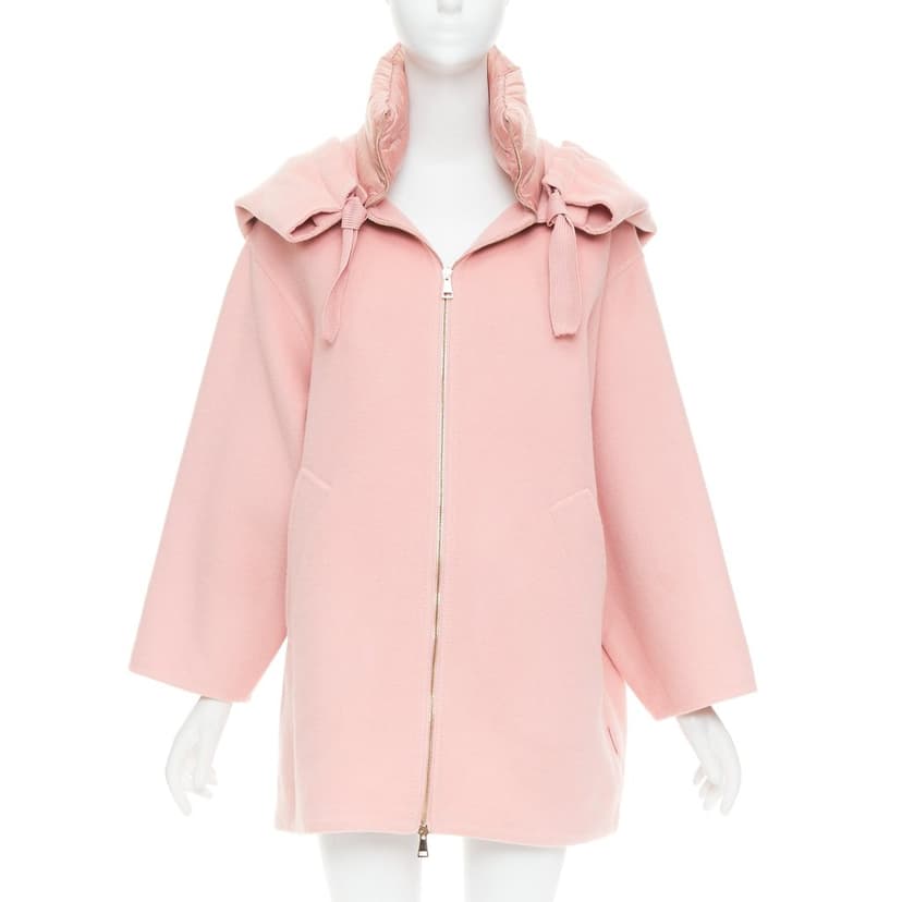 Moncler ملابس صوفية وردية اللون
