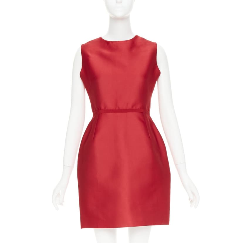 Giambattista Valli Red Polyester Dress