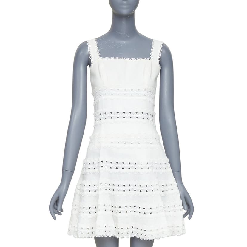 Zimmermann White Linen Dress