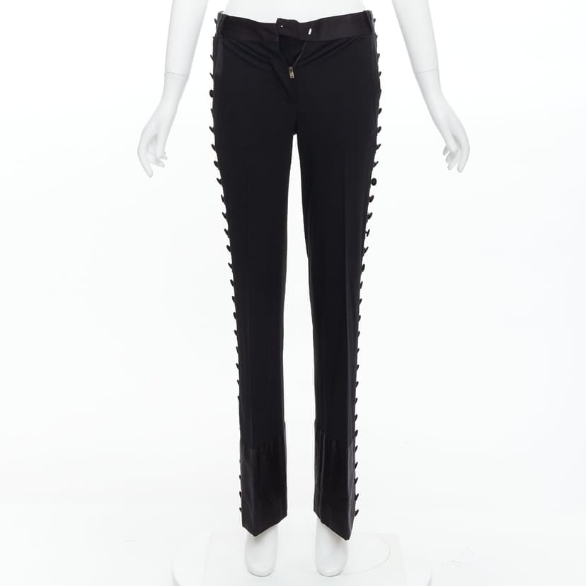 Chloé Pleat Trim Trousers