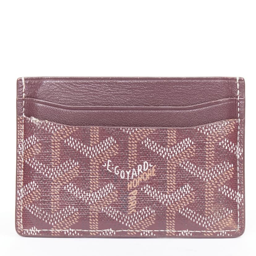 Goyard Burgundy Wallet