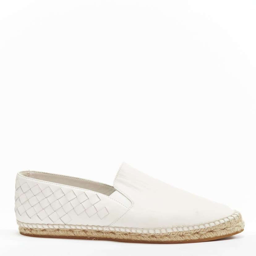 Bottega Veneta Blue Leather Espadrilles