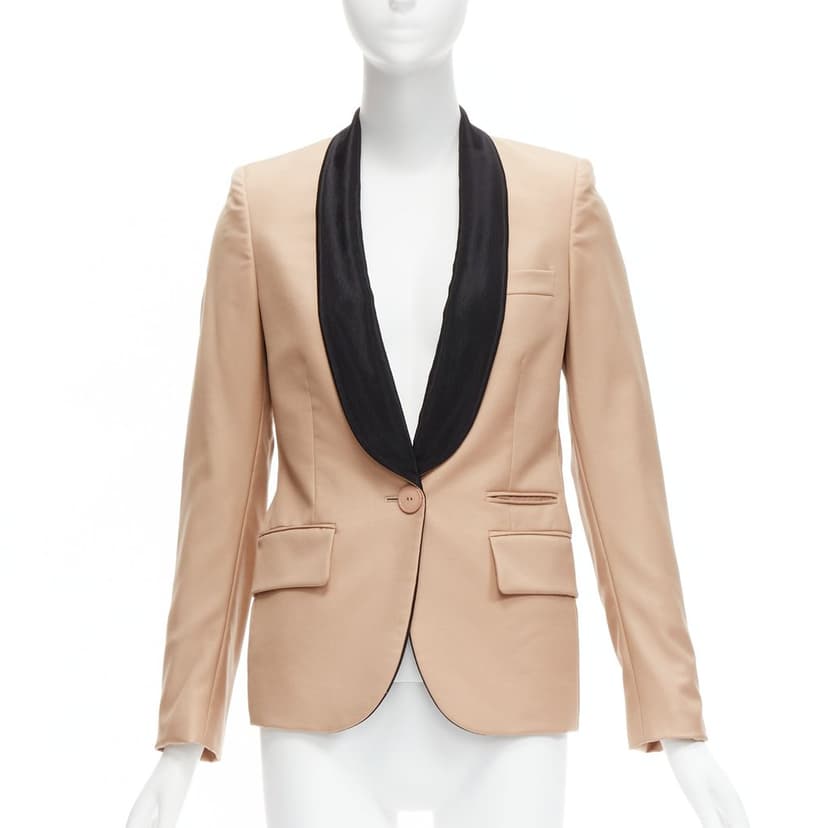 Stella McCartney Nude Multi Tux Blazer
