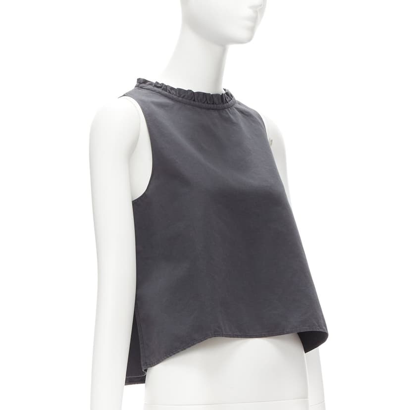 Atlantique Ascoli Ruffle Dipped Top