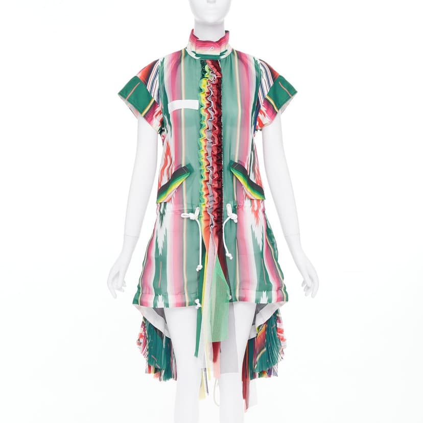 Sacai MultiColor Polyester Dress