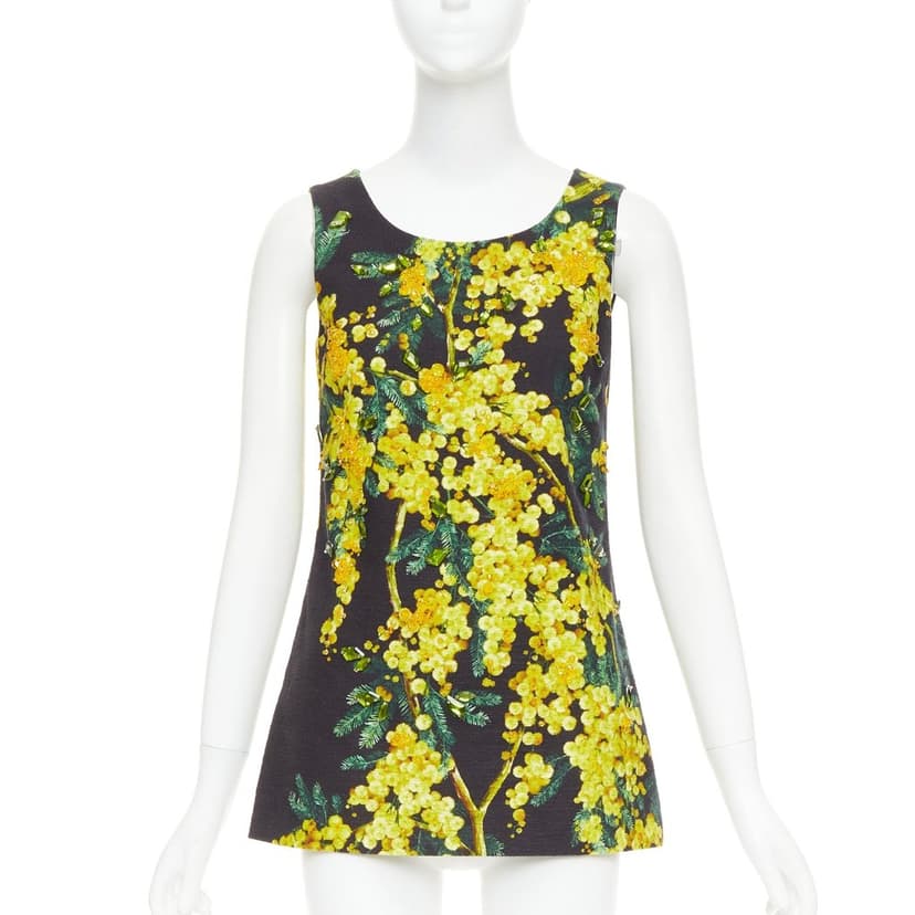 Dolce & Gabbana Black Polyester Top