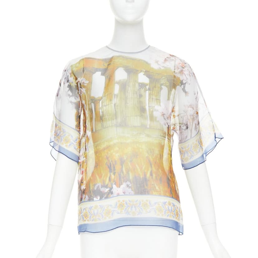 Dolce & Gabbana MultiColor Silk Top