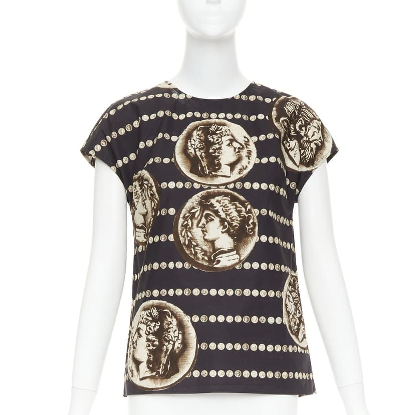 Dolce & Gabbana Black Cotton Top