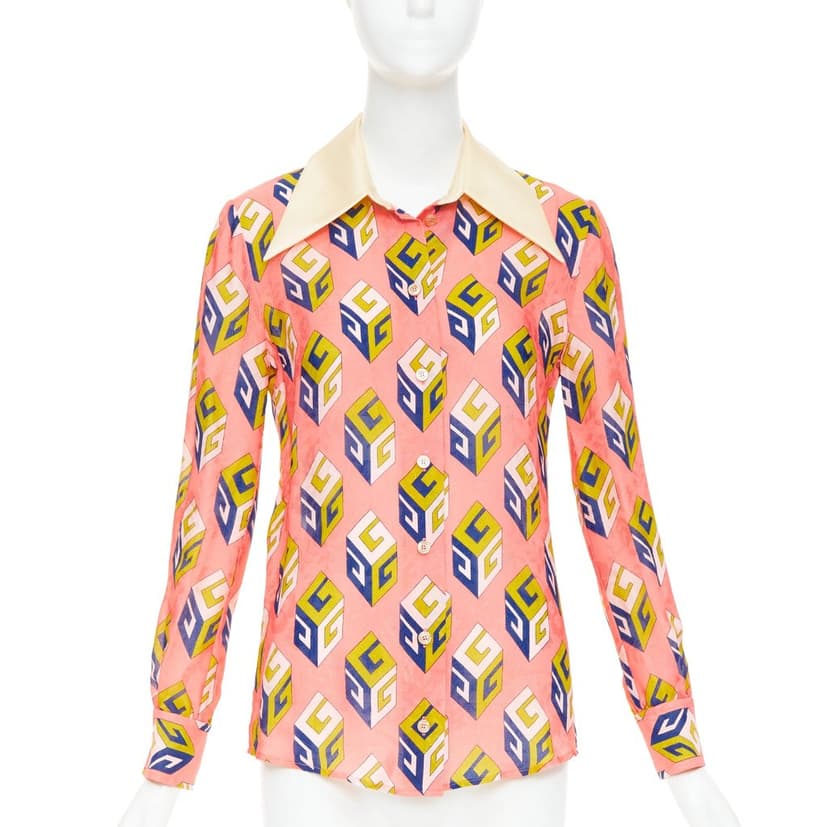 Gucci Pink Viscose Top