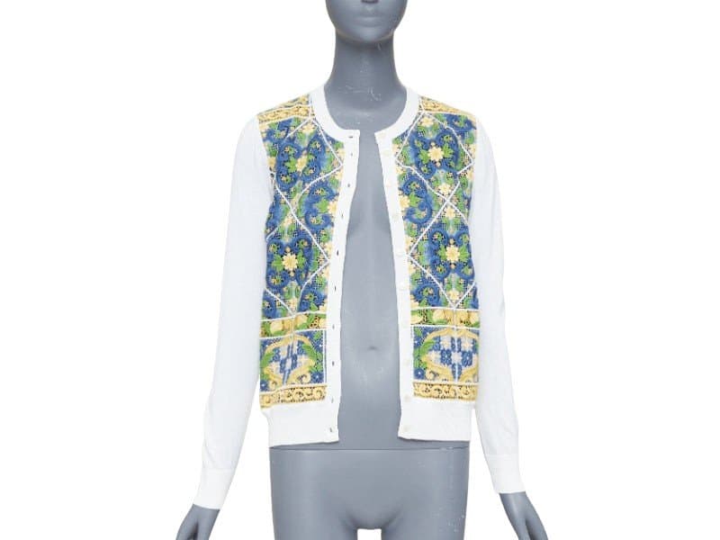 Dolce & Gabbana Ecru Cotton Knitwear