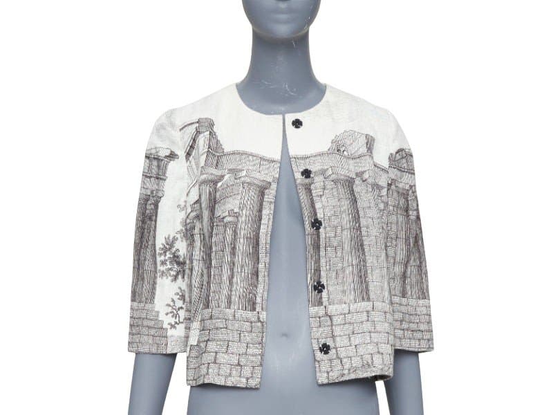 Dolce & Gabbana Ecru Linen Jacket