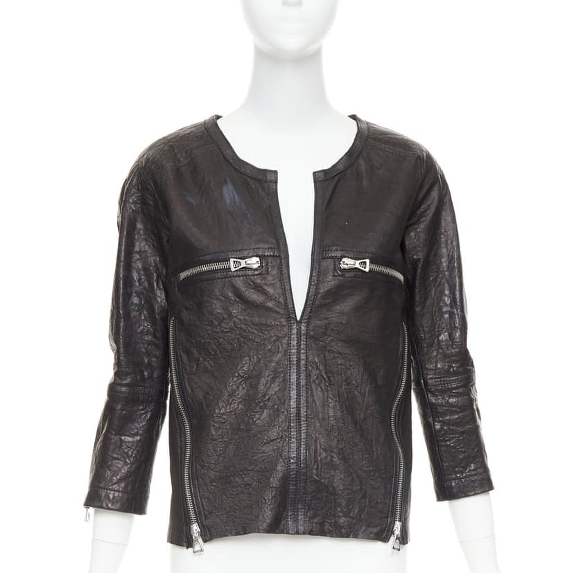 Isabel Marant Black Leather Leather Jacket