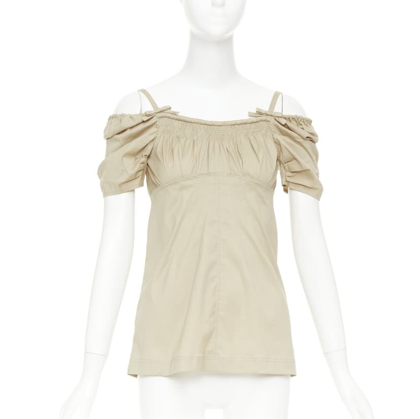 Prada Beige Cotton Top