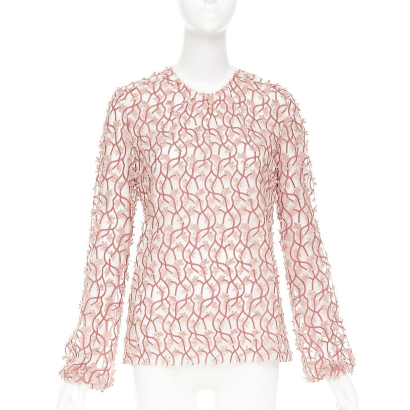 Giambattista Valli Pink Polyester Top