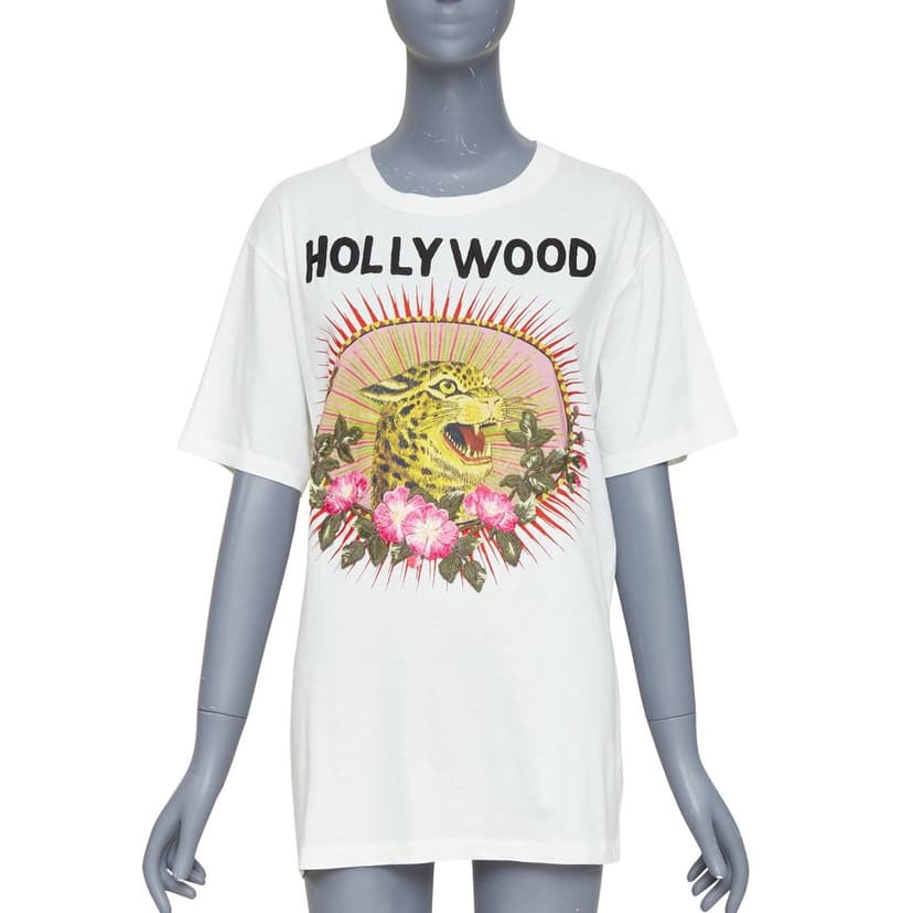 Gucci White Cotton Top