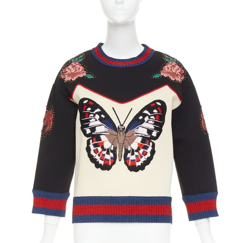Gucci Ecru Cotton Knitwear