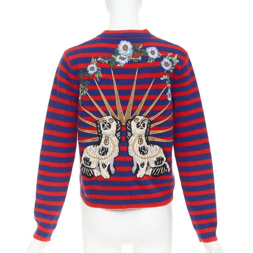 Gucci Red Wool Knitwear