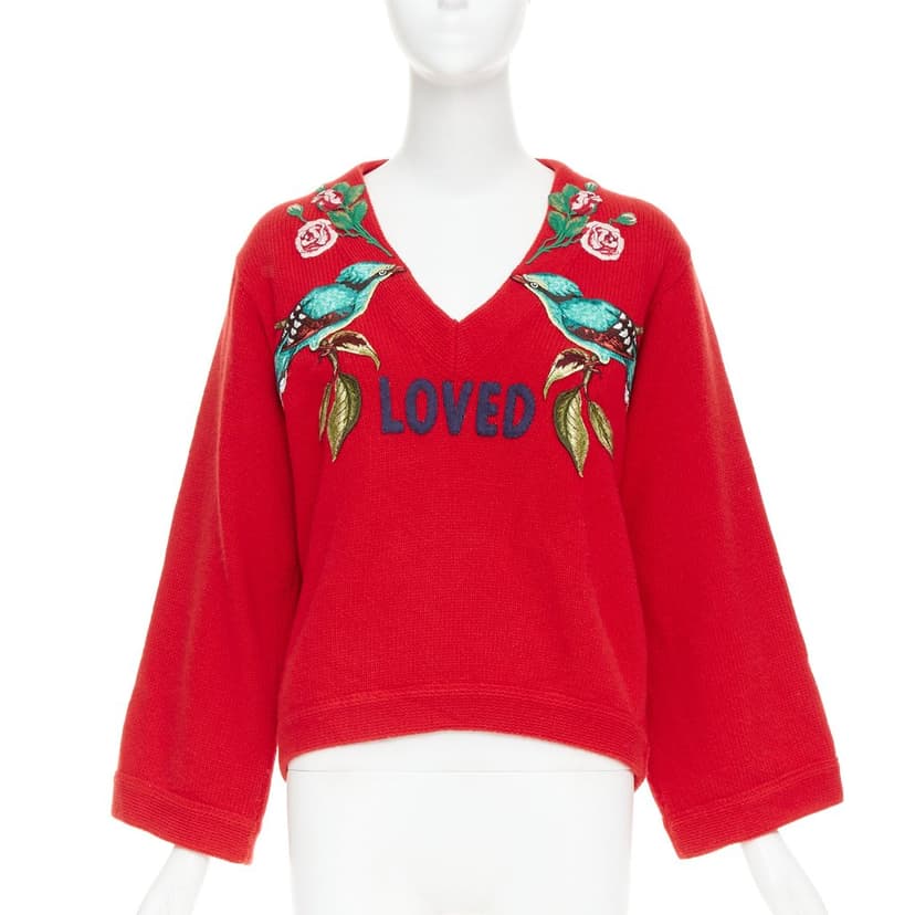 Gucci Red Wool Knitwear