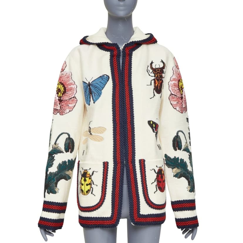 Gucci Ecru Wool Knitwear