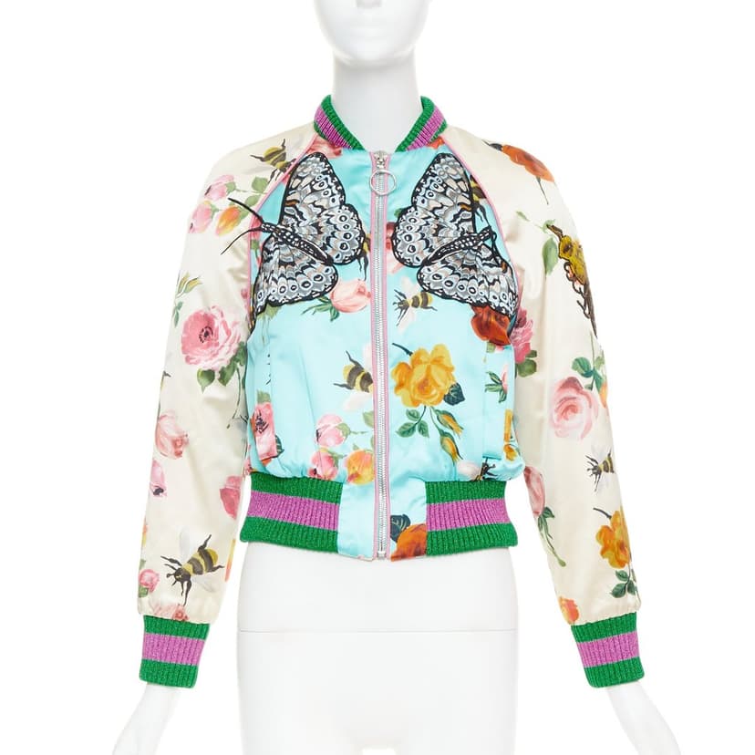 Gucci MultiColor Silk Coat
