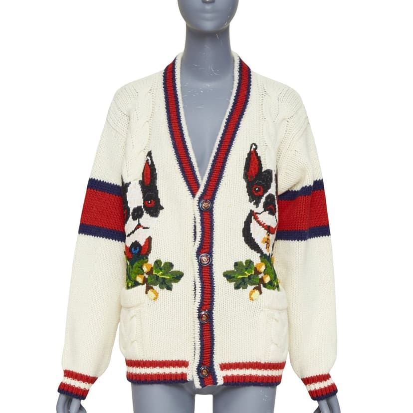 Gucci Ecru Wool Dress