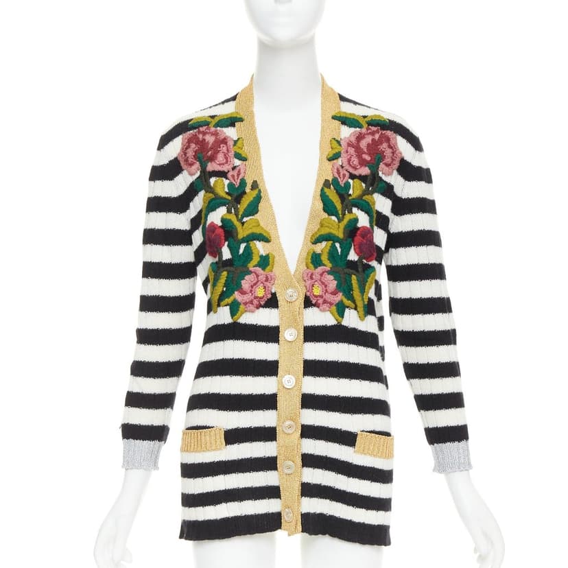 Gucci Black Cashmere Knitwear