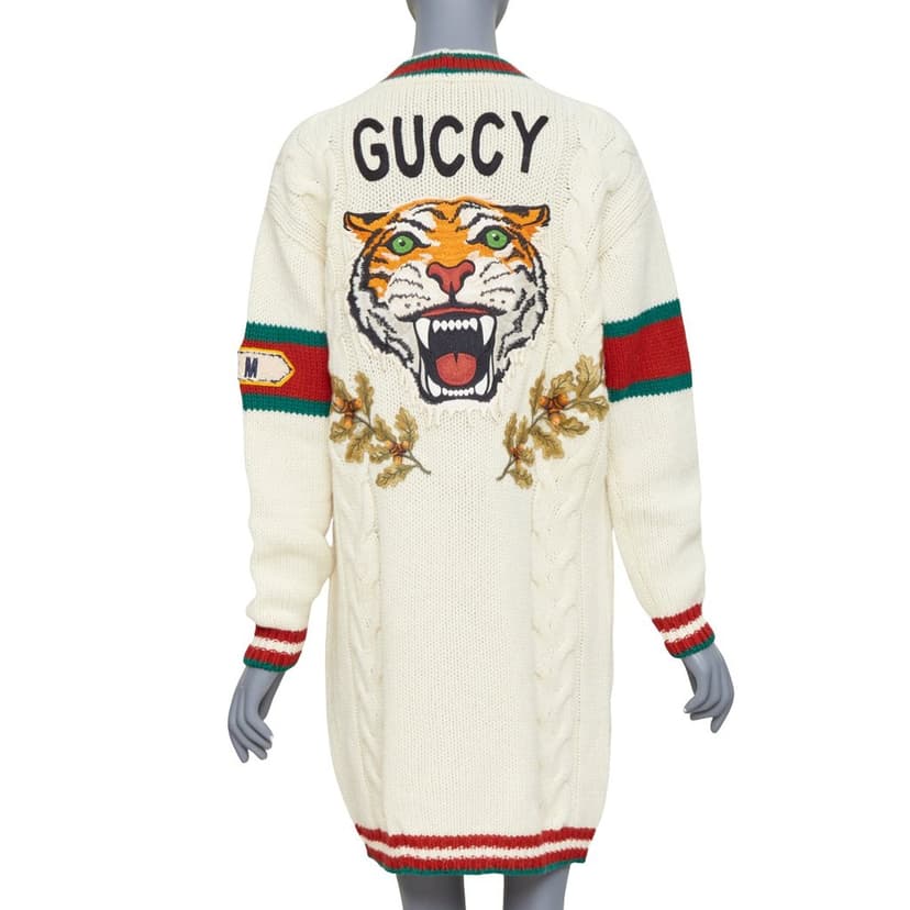 Gucci Ecru Wool Knitwear